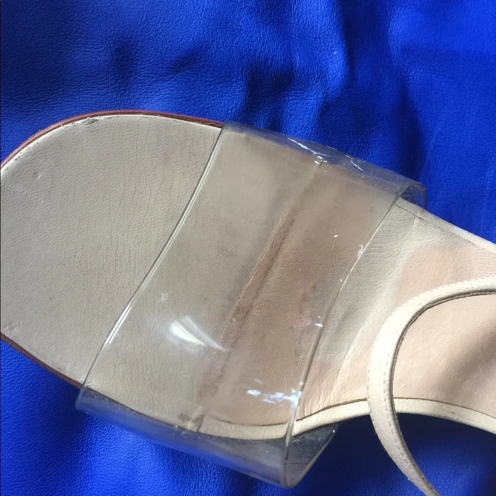 Vintage Chanel leather and lucite sandles - Picture 6 of 6